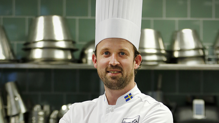 Alexander Sjögren tränar framför publik på GastroNord inför Bocuse d’Or Europe – Kock EM