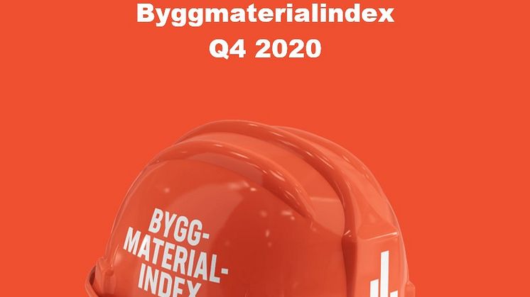 Byggmaterialhandeln hade ett starkt 2020