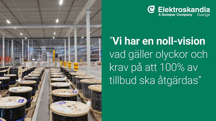 Aktivt arbete för en säkrare arbetsplats