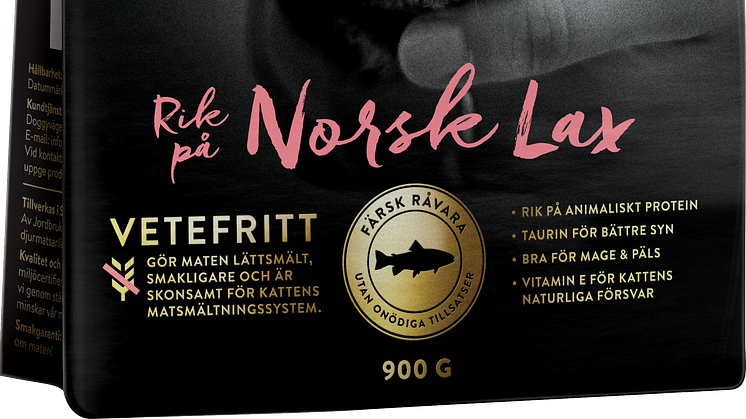 Mjau Noga Utvalt, torr 900 gram med smak av Norsk Lax
