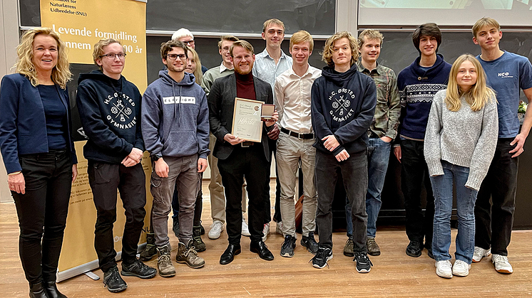 Hattrick på faglig anerkendelse til kemilærer fra H.C. Ørsted Gymnasiet i Lyngby