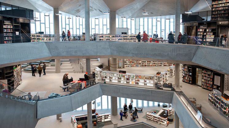 Deichman Bjørvika - the new public library of Oslo, Norway