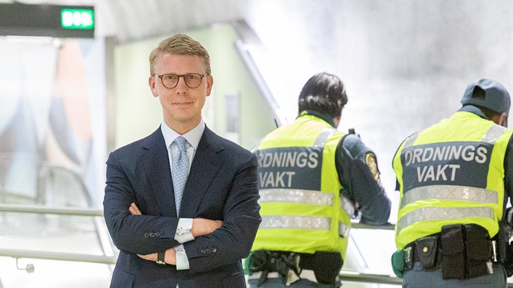 Kristoffer Tamsons (M), trafikregionråd och ordförande för SL. 