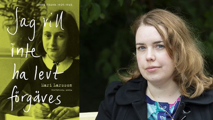 Nu släpps första svenska boken någonsin om Anne Franks historia