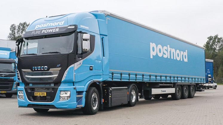 PostNord tester bæredygtig lastbiltrækker fra IVECO
