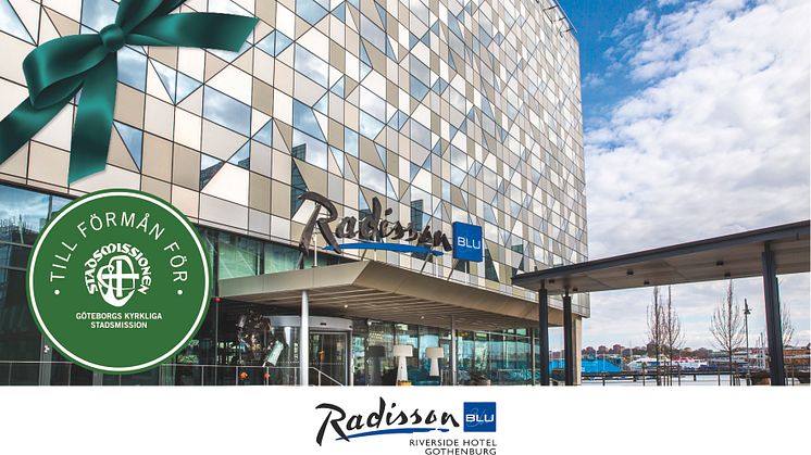 Radisson BLU Riverside gör undantag för en god saks skull och dukar upp julbord för Stadsmissionen