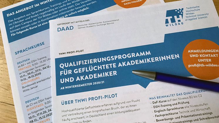 Das Kursangebot ab Oktober 2020: Anmeldungen sind jederzeit möglich unter profi@th-wildau.de. (Bild: TH Wildau)
