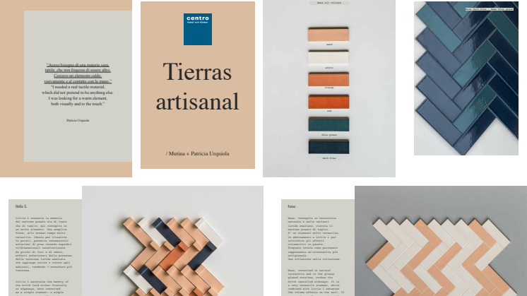 Tierras Artisanal - Keramiska plattor av Patricia Urquiola för Mutina hos Centro