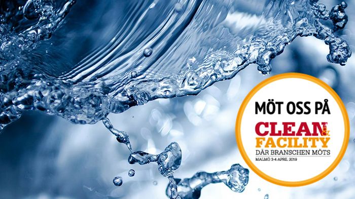 Möt oss den 3-4 april på Clean & Facility mässan på Malmö Mässan.