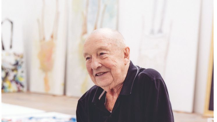 Georg Baselitz / Foto: Christoph Schaller