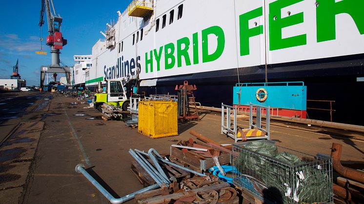 Scandlines’ umweltfreundliche Initiativen werden auch auf der Linie Rostock-Gedser gefördert