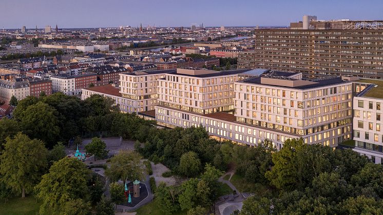 Nordfløjen valdes ut som världens bästa nya vårdbyggnad under World Architecture Festival 2021, i kategorin ”hälsa”. Foto: ﻿Adam Mørk