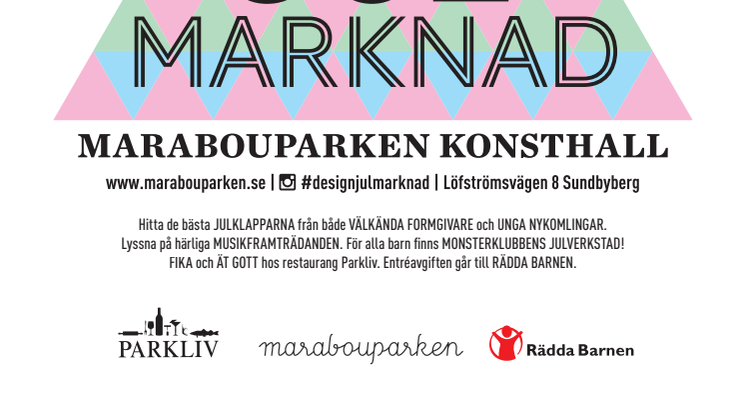 Marabouparkens Designjulmarknad 6–7 december