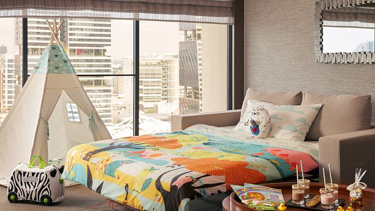 Overview of Children Bedding, Teepee and Amenities