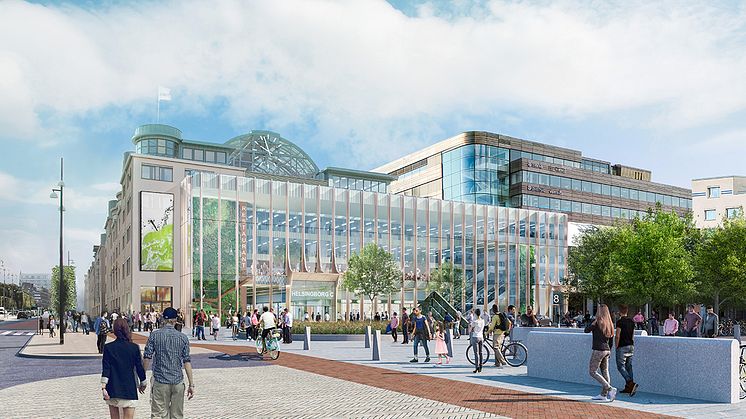 Nu gör vi om Helsingborg C till ett modernare resecentrum med fler kontor och en ny matdestination.