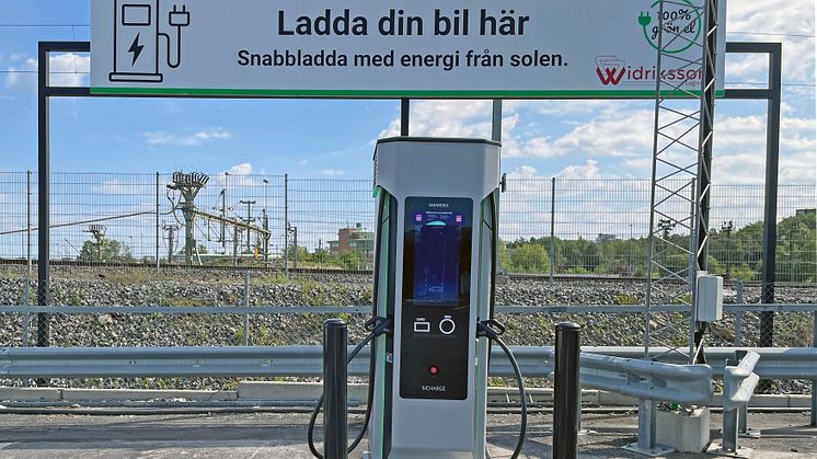 Widriksson Logistik installerar snabbladdare i Västberga