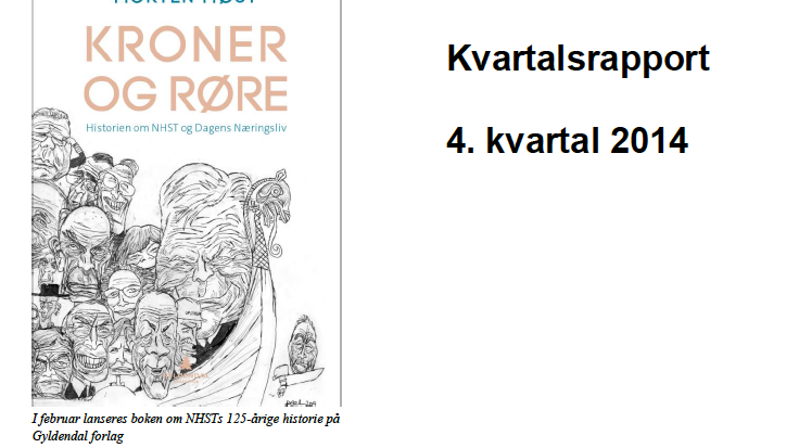 NHST Media Group - Kvartalsrapport 4. kvartal 2014