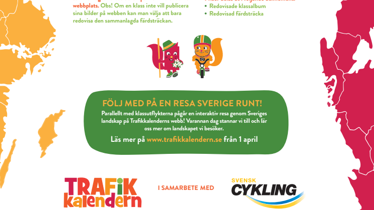 Gå & Cykla med klassen våren 2015!
