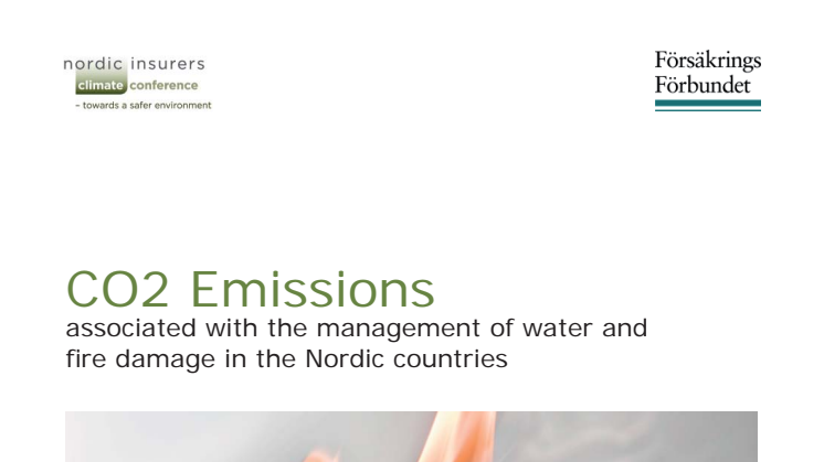 CO2 Emissions associated with the management of water and fi re damage in the Nordic countries