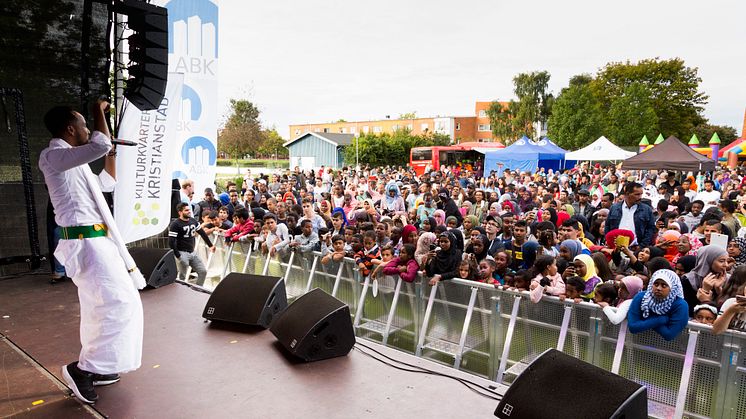 Världsartisten Ali Dhaanto uppträde på ABK:s Kulturdag 2017