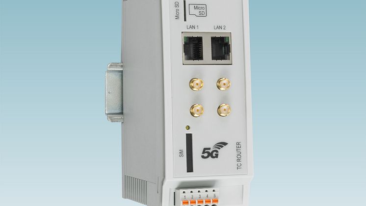 5G Router från Phoenix Contact som utvecklas i samarbete mellan Phoenix Contact, Ericsson och Quectel