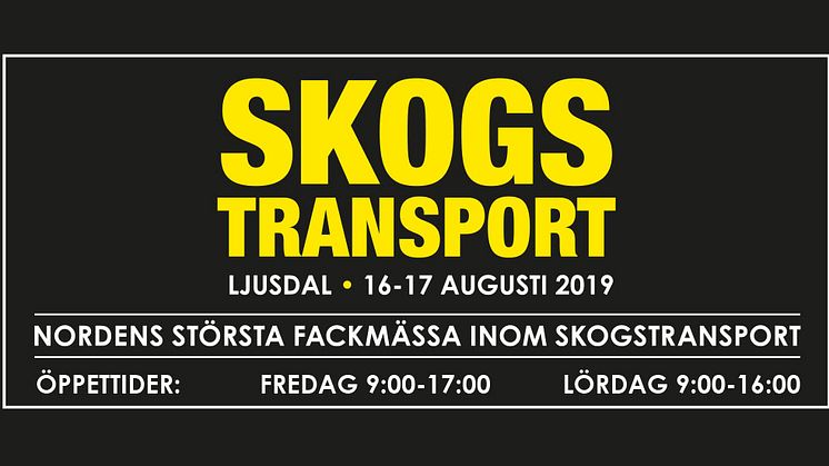 Arom-dekor Kemi ställer ut på SkogsTransport i Ljusdal!