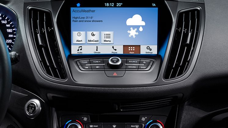 Ford uvádí do Evropy systém SYNC 3 s intuitivním ovládáním a širší podporou chytrých telefonů