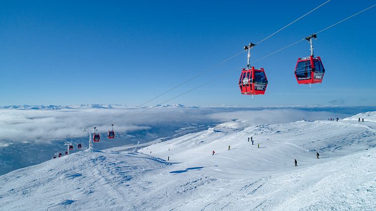 Åre öppnar för skidåkning från högzon redan fredag 15 november. 