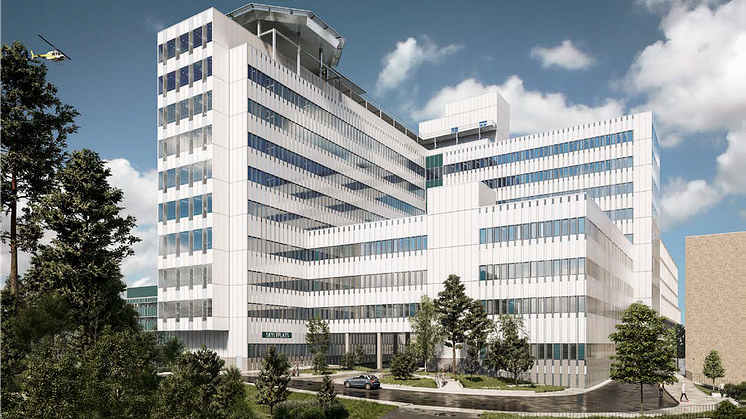Kulturförvaltningen Region Stockholm utlyser två konstuppdrag i anslutning till ny vårdbyggnad vid Danderyds sjukhus