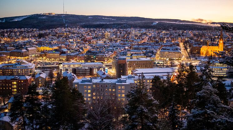 Vy över Sundsvall