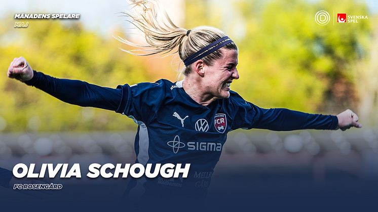 Olivia Schough är Månadens Spelare i OBOS Damallsvenskan i maj