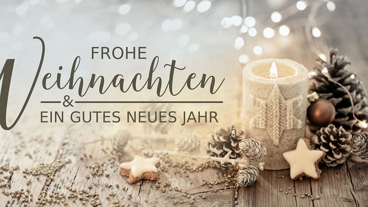 Frohe Weihnachten und ein gesundes neues Jahr!