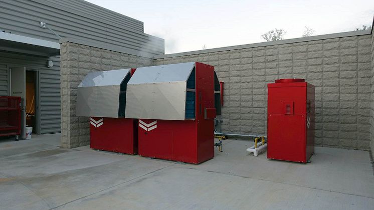 VRF units at Yanmar's Evo Center facility.