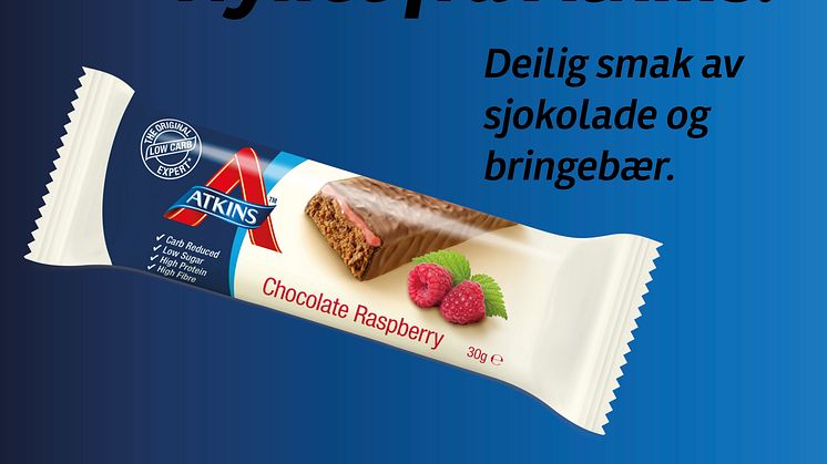 NYHET! Atkins Advantage Chocolate Raspberry