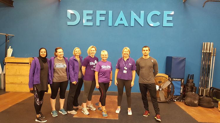 ​Stroke Association and Crossfit Defiance team up for Wellbeing Week