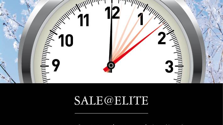 Sale@Elite – 50% rabatt under en dag