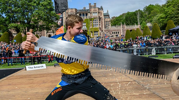 Emil Hansson klar för Timbersports World Trophy 2020