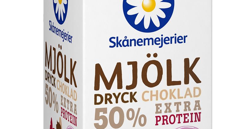Mjölk med extra protein choklad