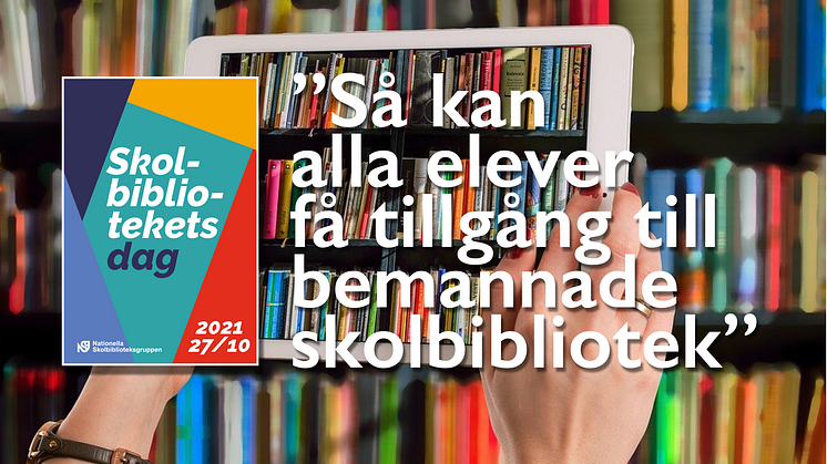 Hans Finckh (V) om bemannade skolbibliotek till alla elever i Lindesbergs kommun