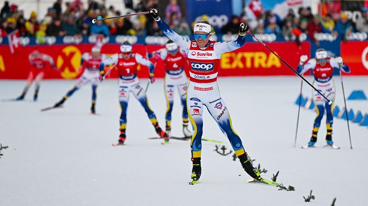 Linn Svahn är med i den svenska truppen som är uttagen när världscupen förflyttar sig till Kanada och USA. FOTO: OLIVER LERCH/BILDBYRÅN