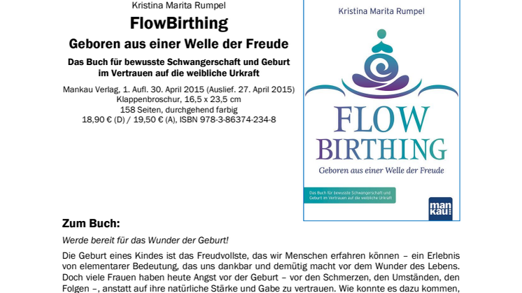 Waschzettel Flowbirthing - Kristina Marita Rumpel