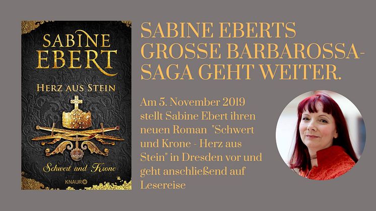 Sabine Ebert präsentiert den 4. Band ihrer erfolgreichen Barbarossa Saga!