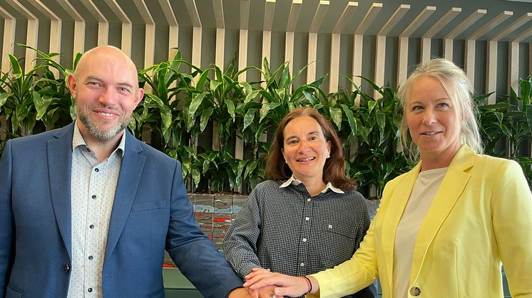 Country manager Mattias Ressel, Kundenservice Bettina Nowatzki, HR Manager Jacqueline Engemann.