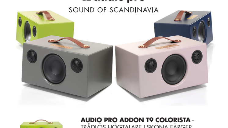AUDIO PRO ADDON T9 COLORISTA - Trådlös högtalare i sköna färger