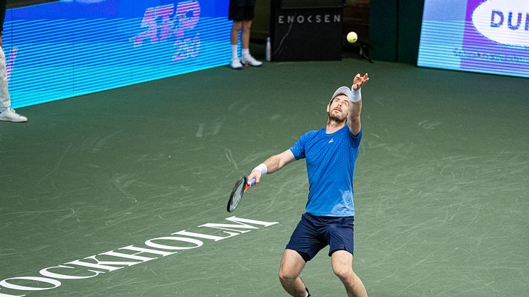Andy Murray at Stockholm Open 2021 