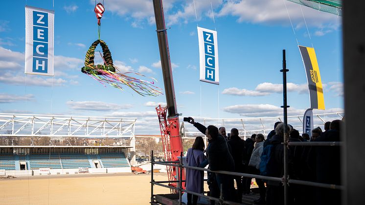 Richtfest Heinz-Steyer-Stadion Dresden