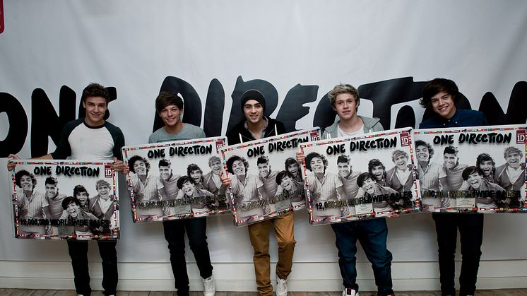 Vanvittige salgstall for One Direction!