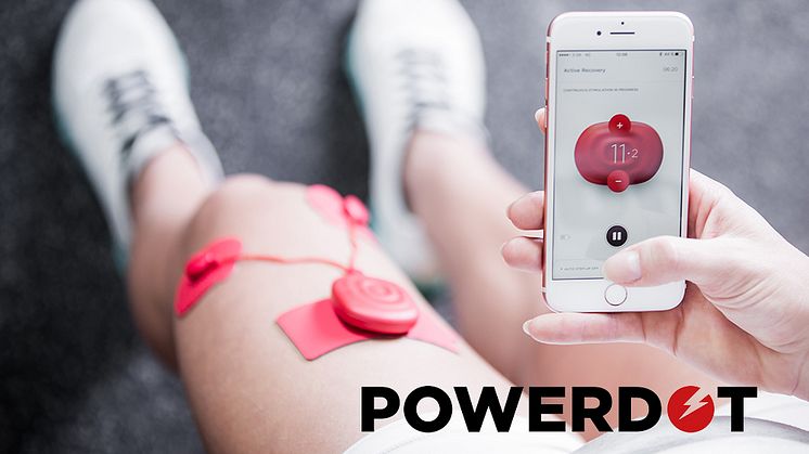 RLVNT blir nordisk distributör av världens första uppkopplade stimulator för muskelåterhämtning – PowerDot!