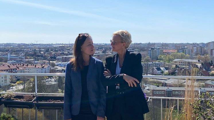 Kitte Wagner, VD och konstnärlig ledare Malmö Stadsteater, och Marie Thellander Dellhag VD för MKB Fastighets AB.