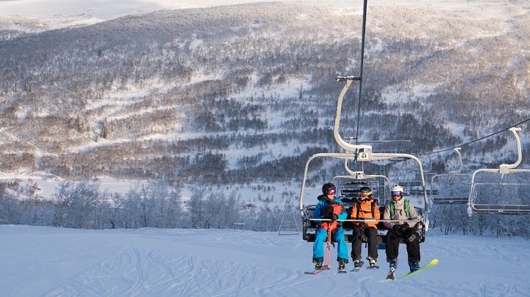 Skidåkning i Ramundberget